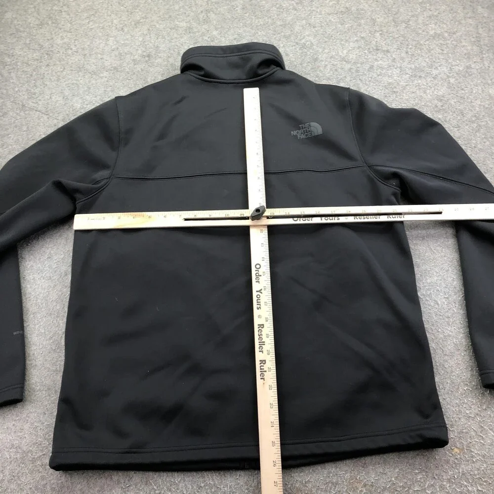 The North Face Jacket Mens Large Black Softshell Windwall Full Zip Outdoor